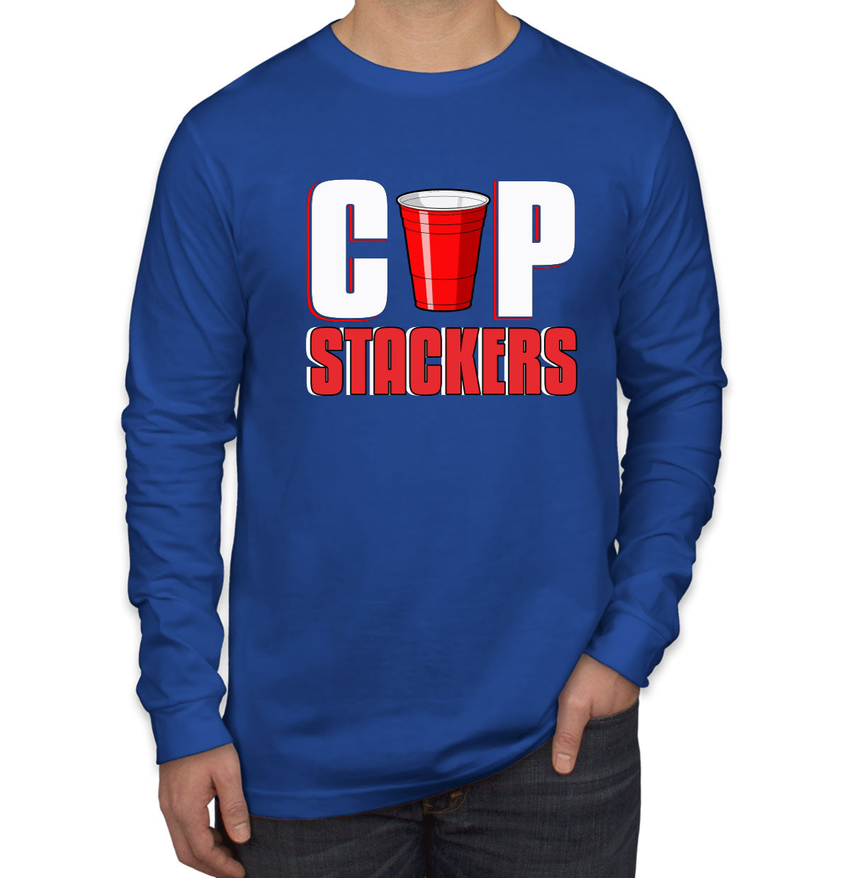 Cup Stackers Speed Stucking Sport Men's Long Sleeve Shirt