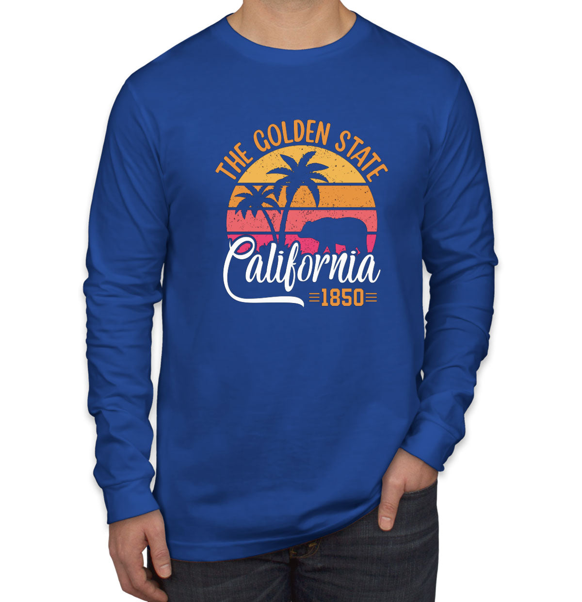 The Golden State California Men's Long Sleeve Shirt