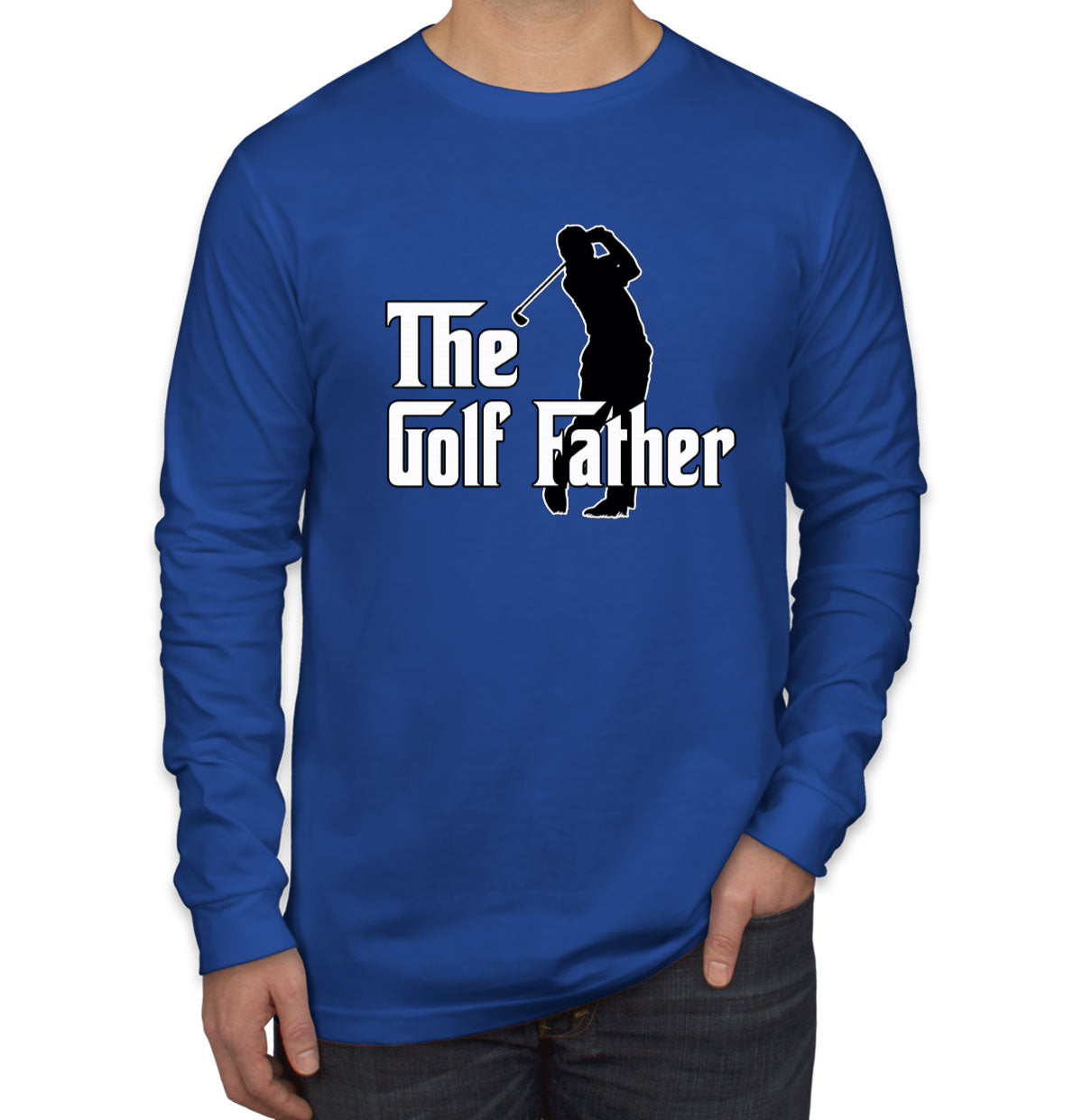 The Golf Father Father's Day Men's Long Sleeve Shirt