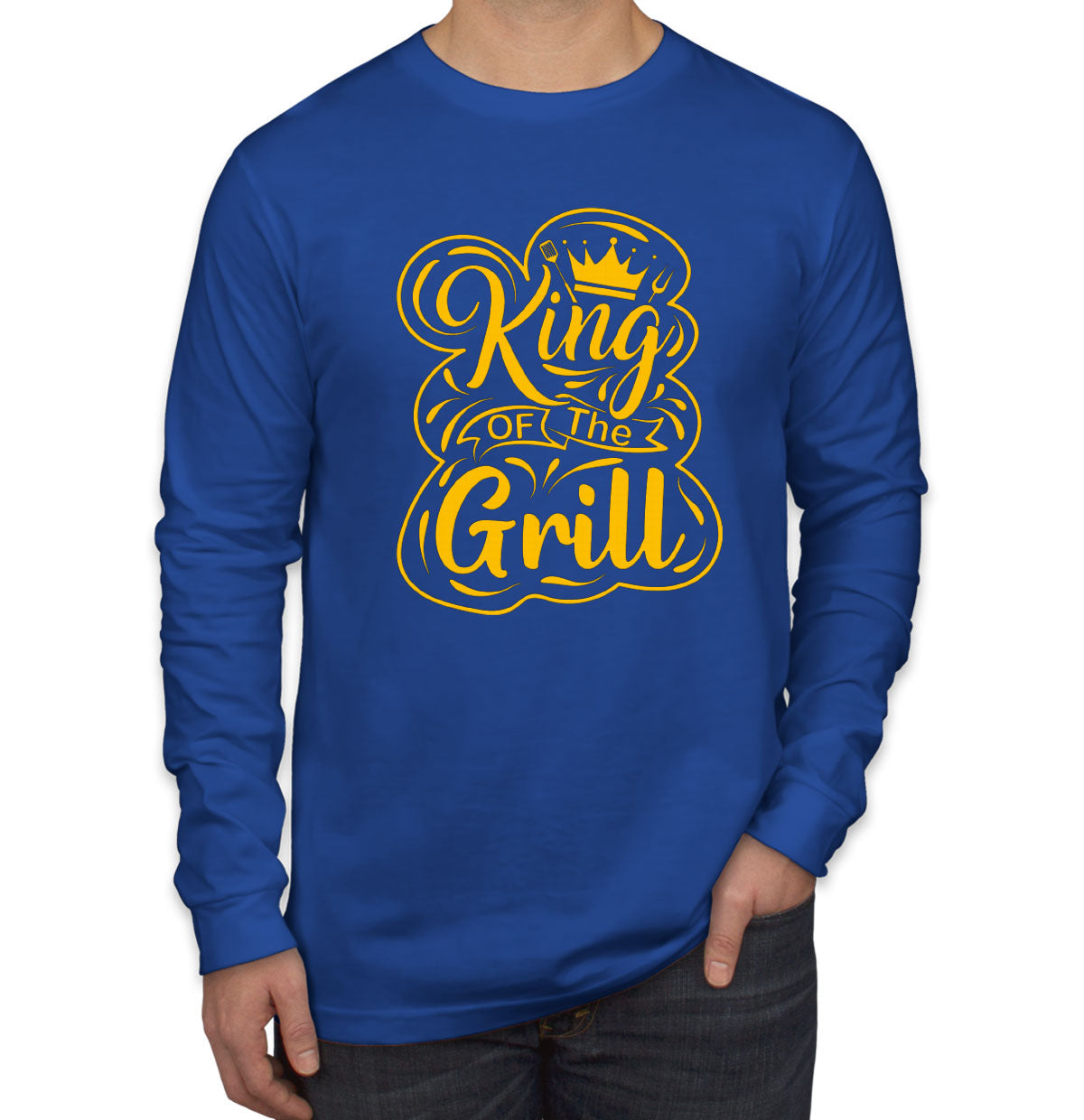 King Of The Grill Men's Long Sleeve Shirt