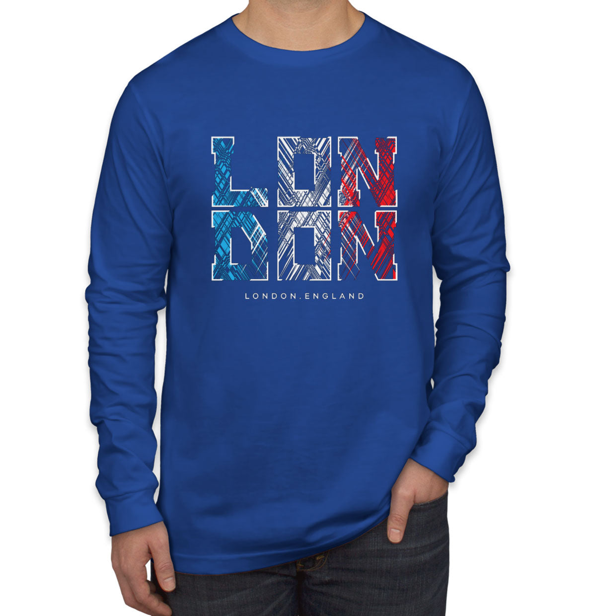 London England Men's Long Sleeve Shirt