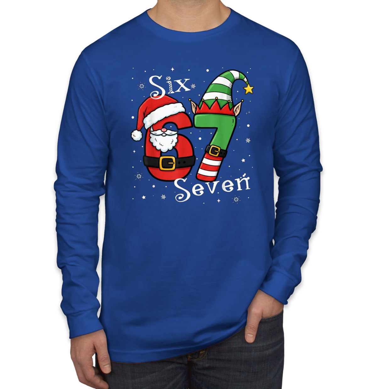 67 Sixty Seven Christmas Men's Long Sleeve Shirt
