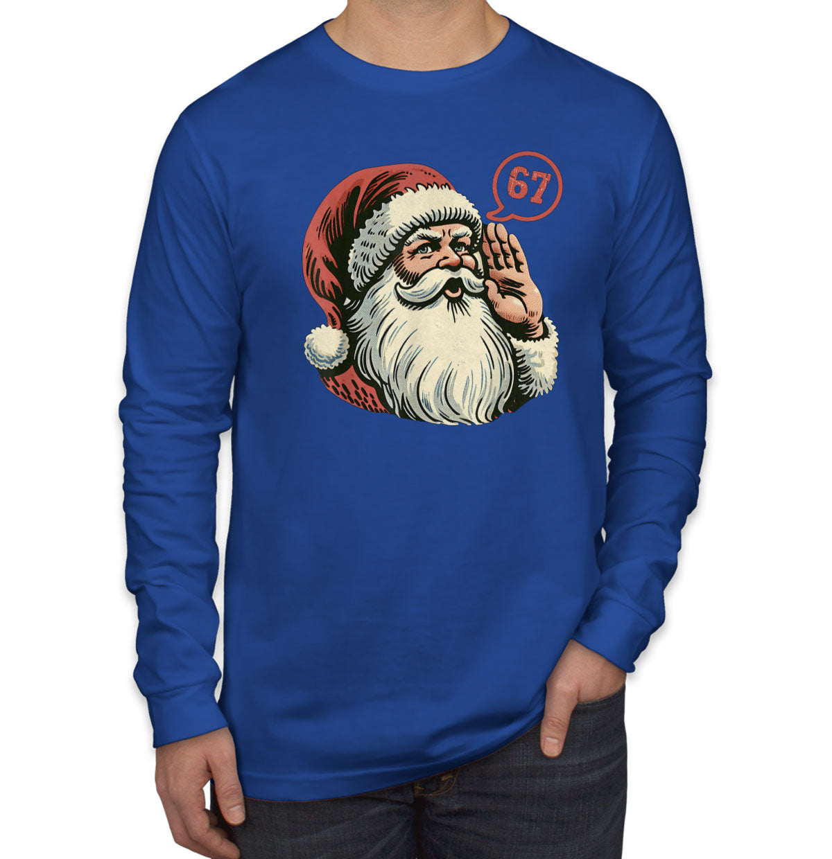 67 Sixty Seven Christmas Men's Long Sleeve Shirt