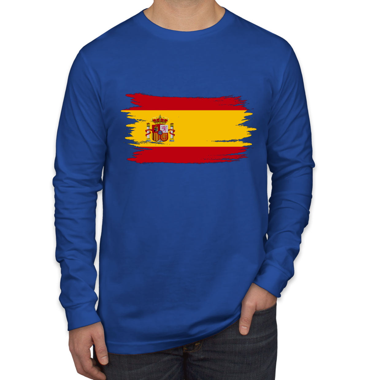 Spain Flag Long Sleeve Shirt