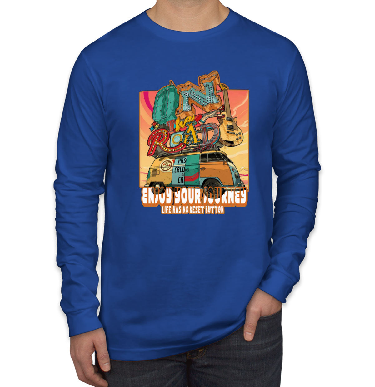 Vintage Van Men's Long Sleeve Shirt