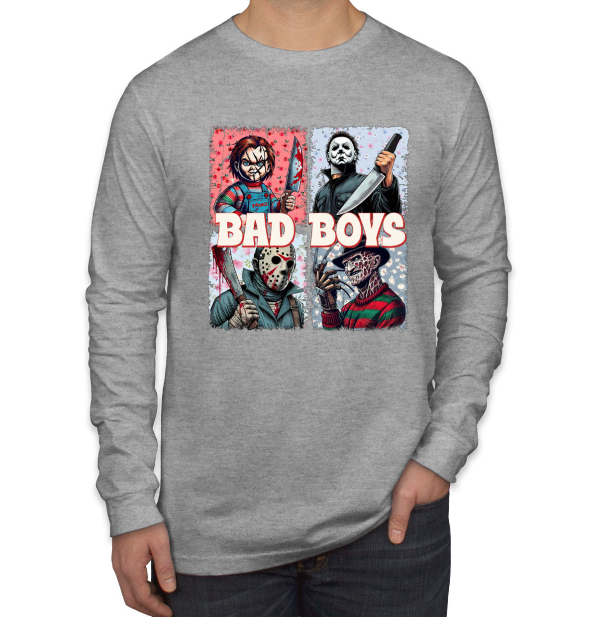 Bad Boys Halloween Men's Long Sleeve Shirt