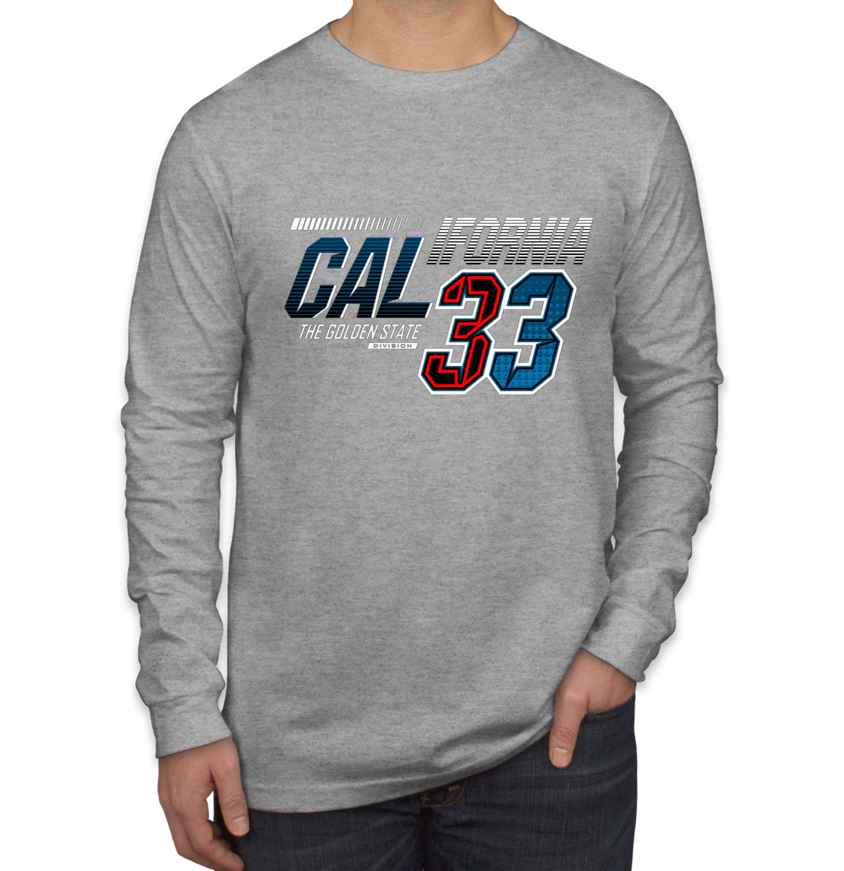 The Golden State California Men's Long Sleeve Shirt