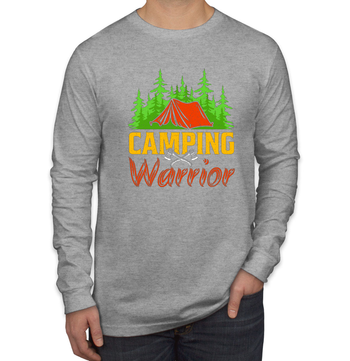 Camping Warrior Men's Long Sleeve Shirt