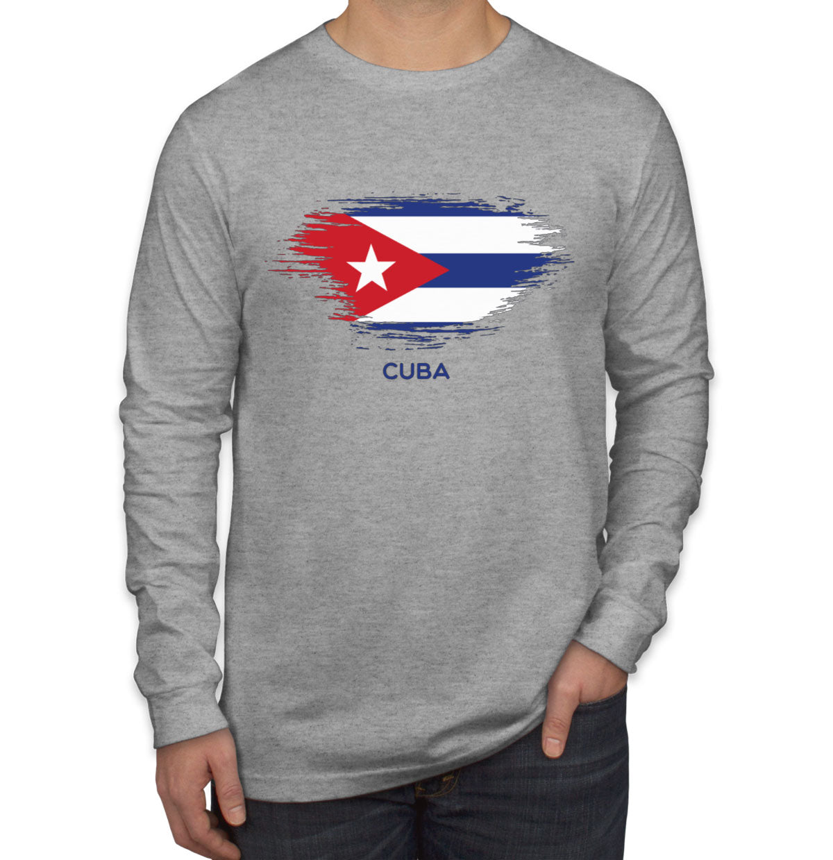 Cuba Flag Long Sleeve Shirt