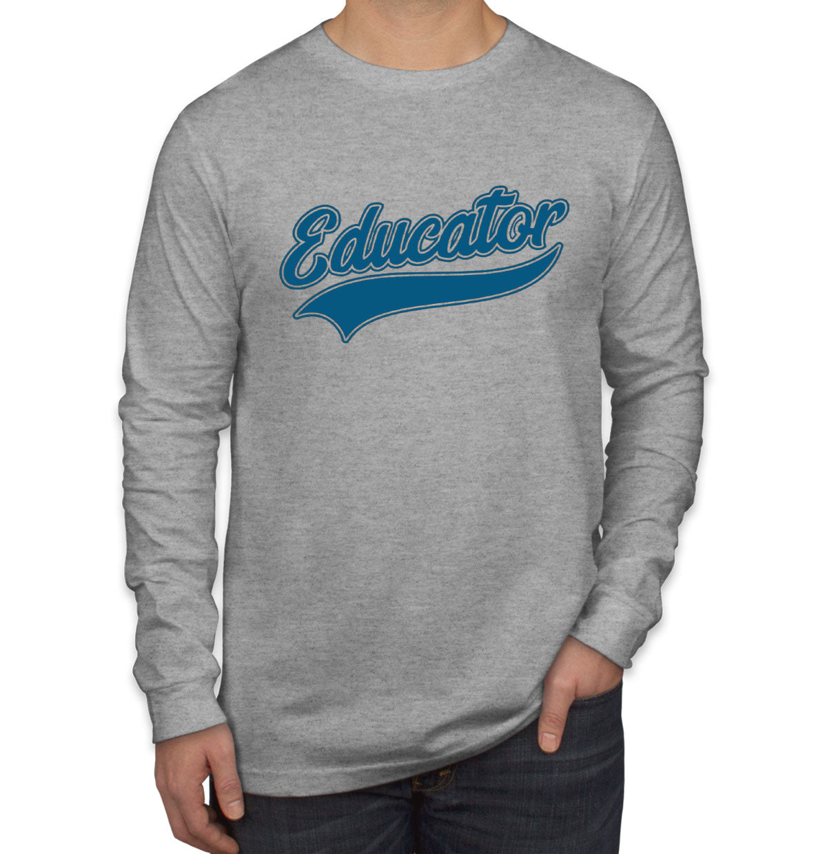 Educator Men's Long Sleeve Shirt