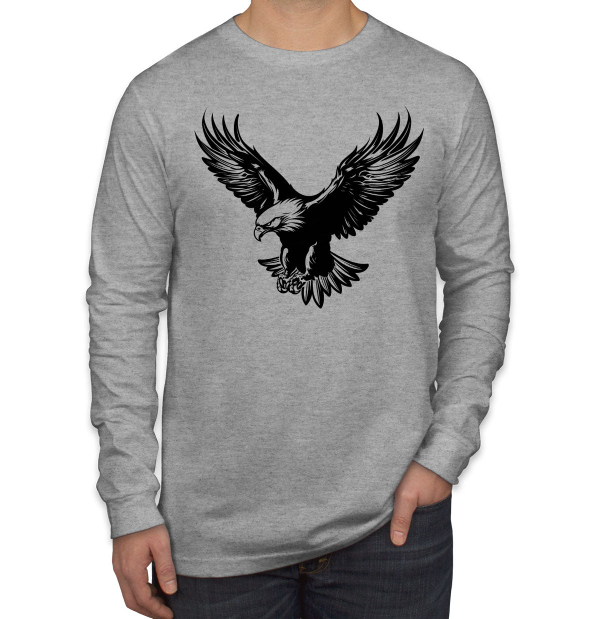 Flying Eagle Men's Long Sleeve Shirt