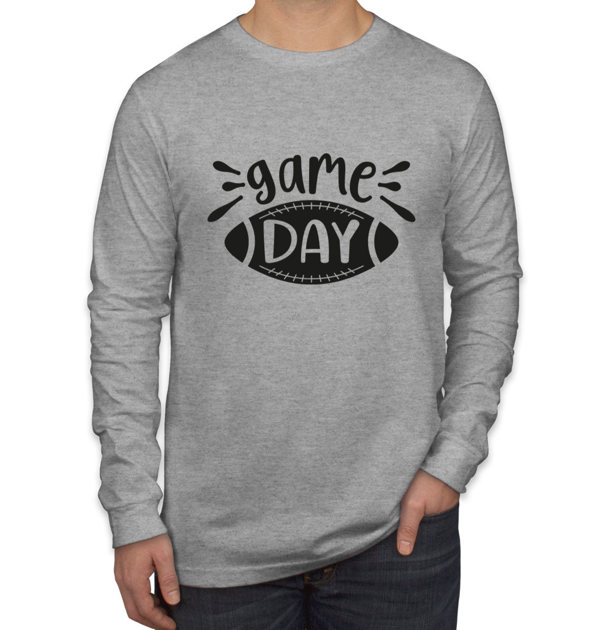 Game Day Football Men's Long Sleeve Shirt