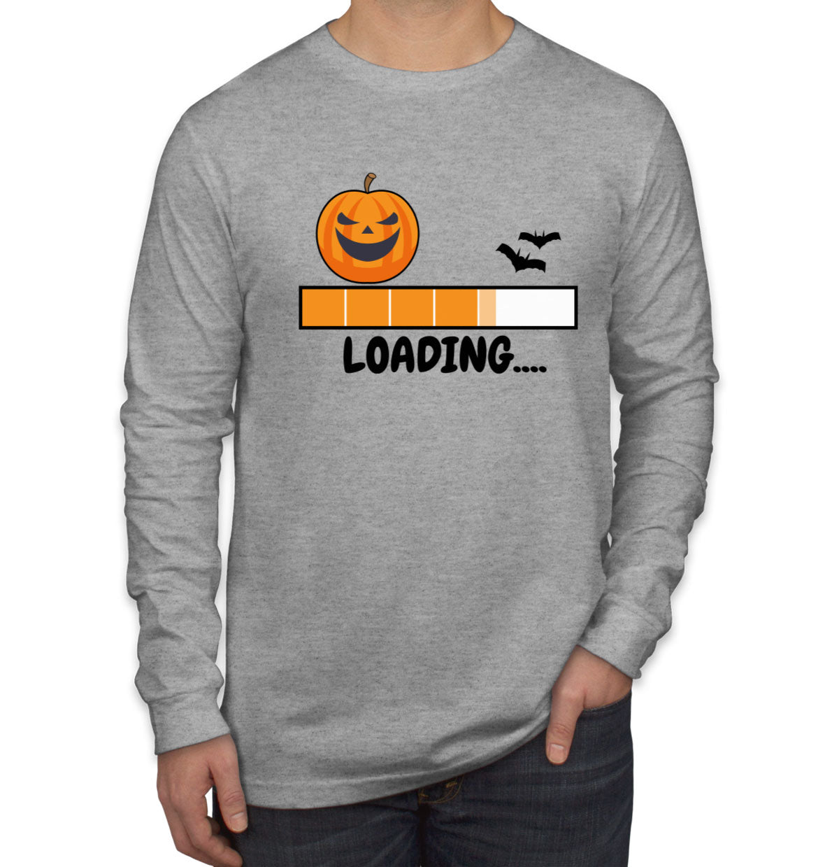 Halloween Loading Men's Long Sleeve Shirt