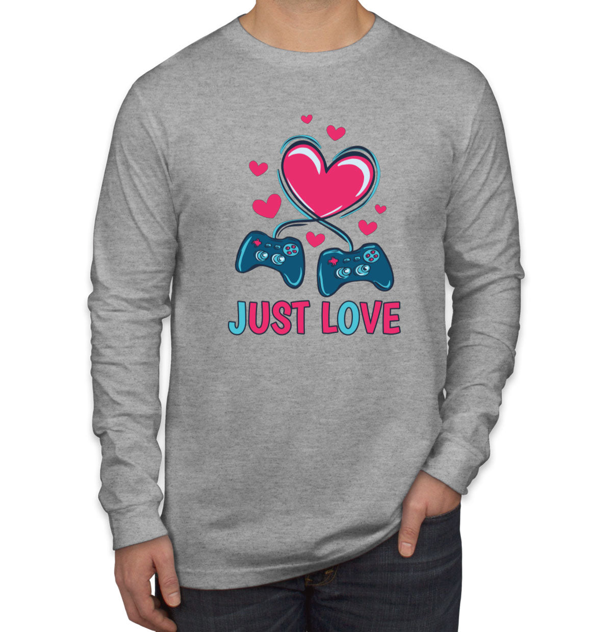 Just Love Game Men's Long Sleeve Shirt