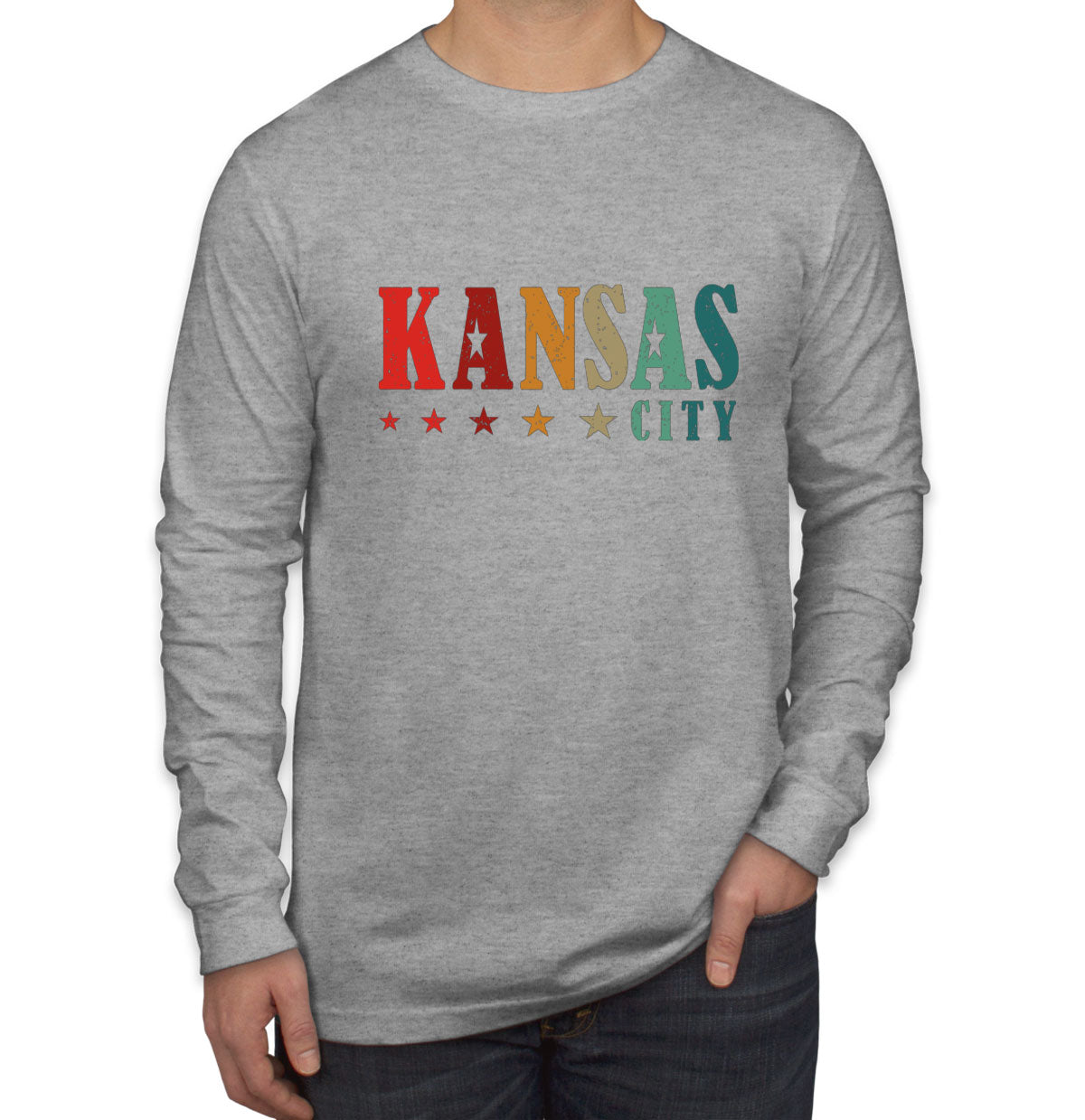 Kansas City Men's Long Sleeve Shirt