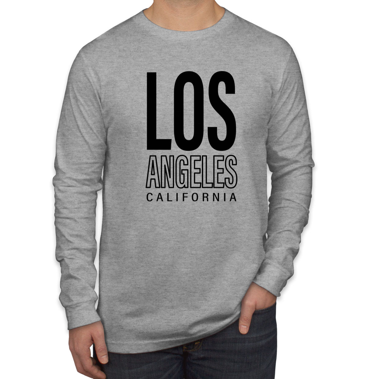 Los Angeles California Men's Long Sleeve Shirt