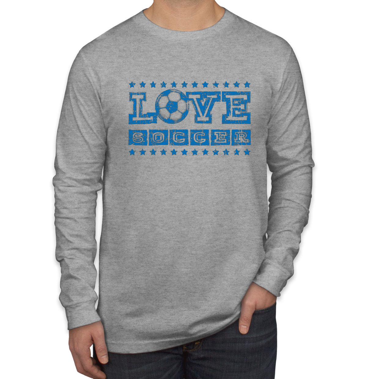 Love Soccer Men's Long Sleeve Shirt