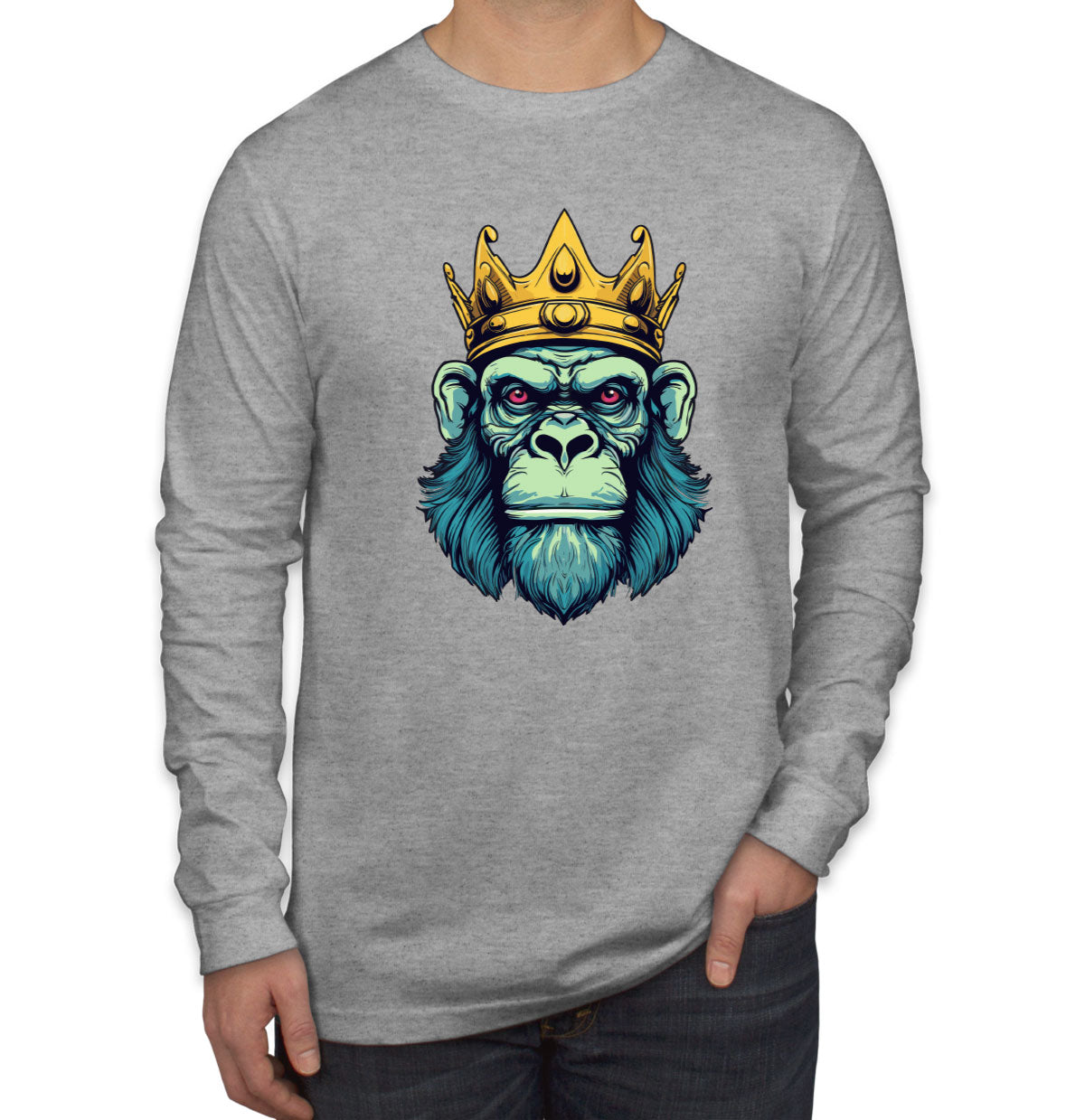 Monkey King Men's Long Sleeve Shirt