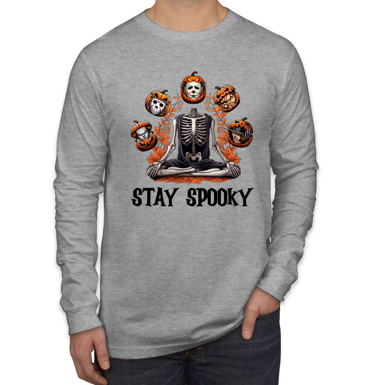 Stay Spooky Halloween Men's Long Sleeve Shirt