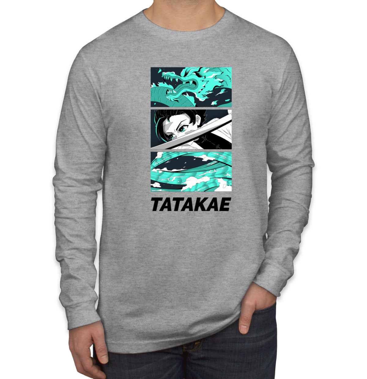 Tatakae Anime Long Sleeve Shirt