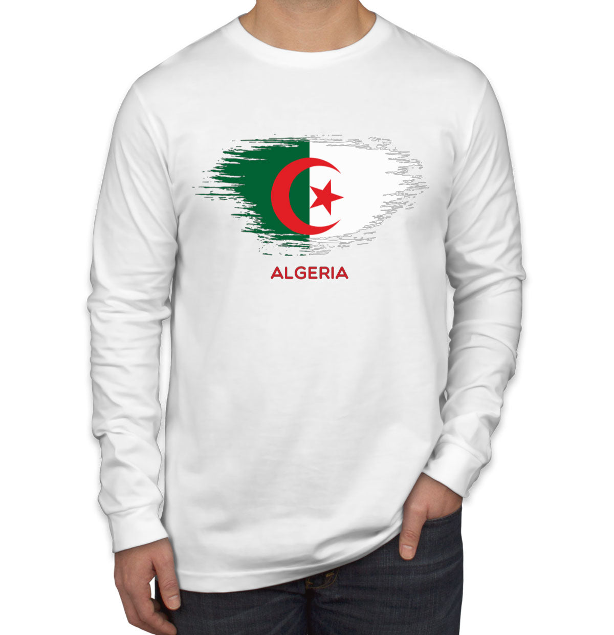 Algeria Flag Long Sleeve Shirt