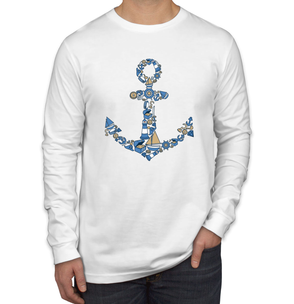 Anchor Men's Long Sleeve Shirt