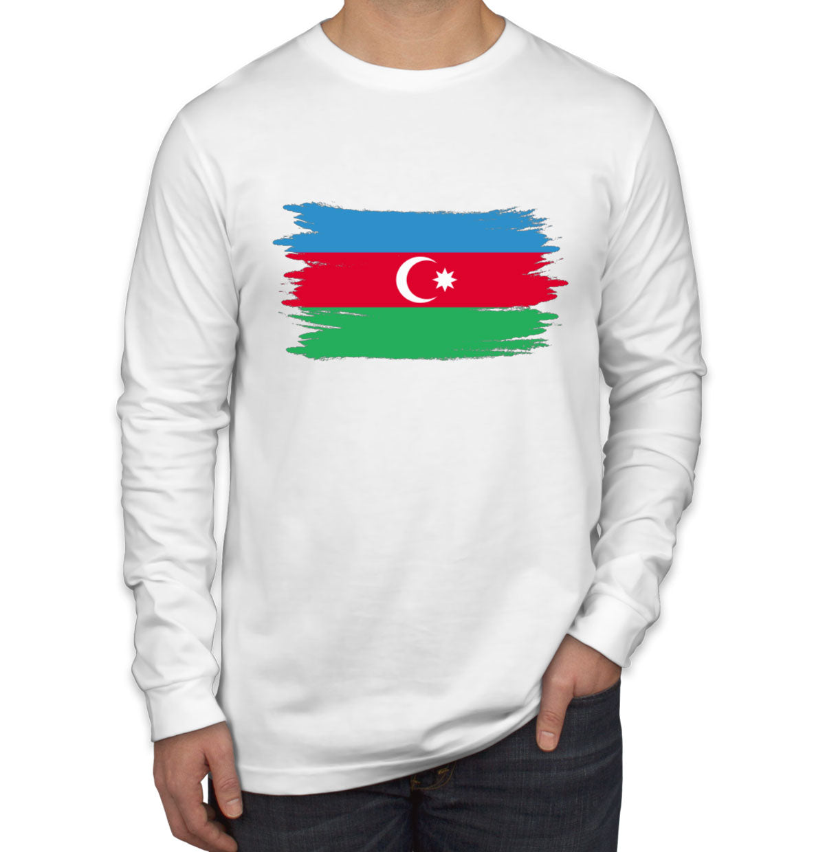 Azerbaijan Flag Long Sleeve Shirt