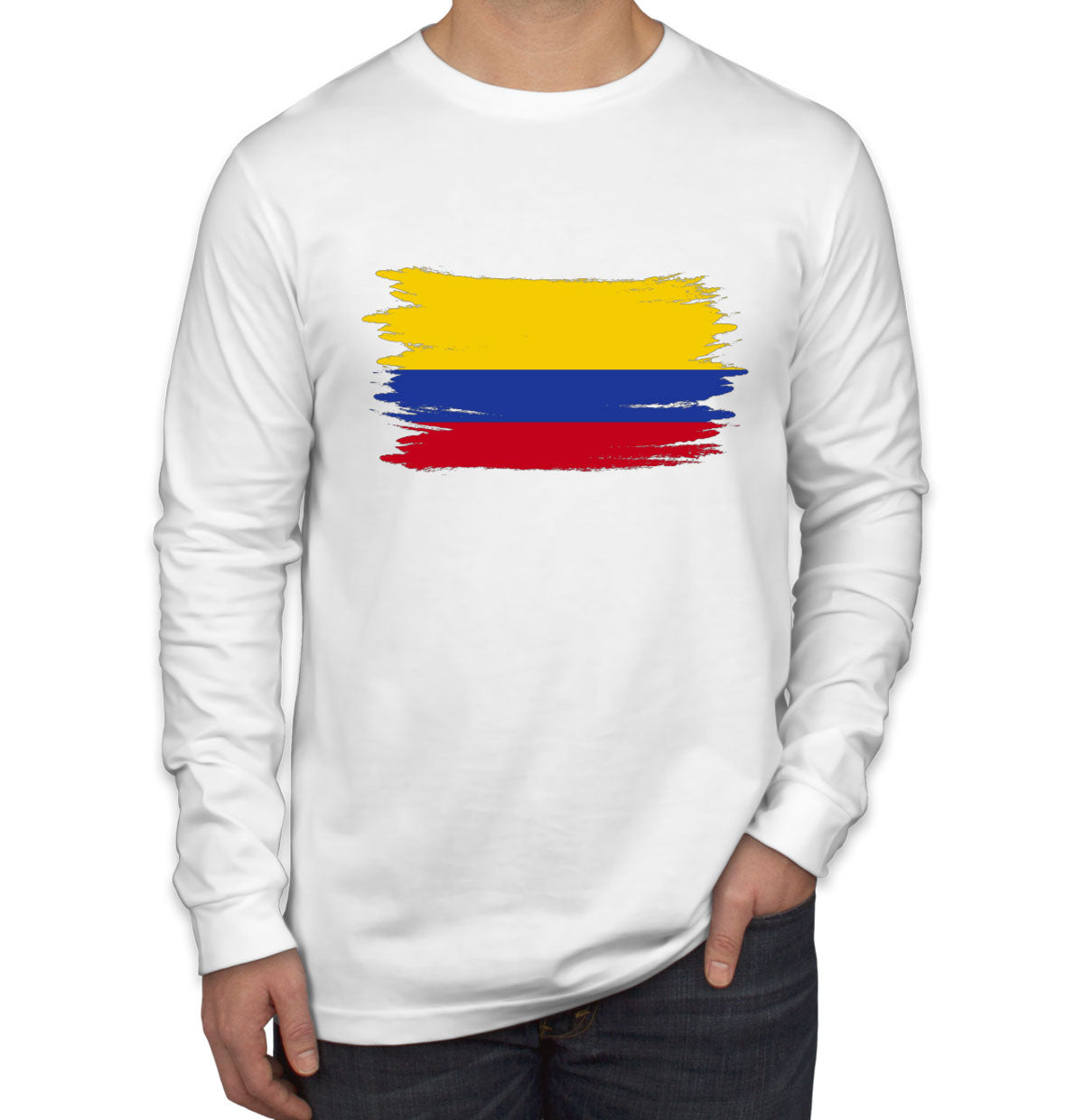 Colombia Flag Long Sleeve Shirt