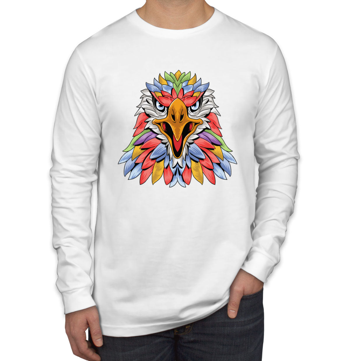 Colorful Eagle Long Sleeve Shirt