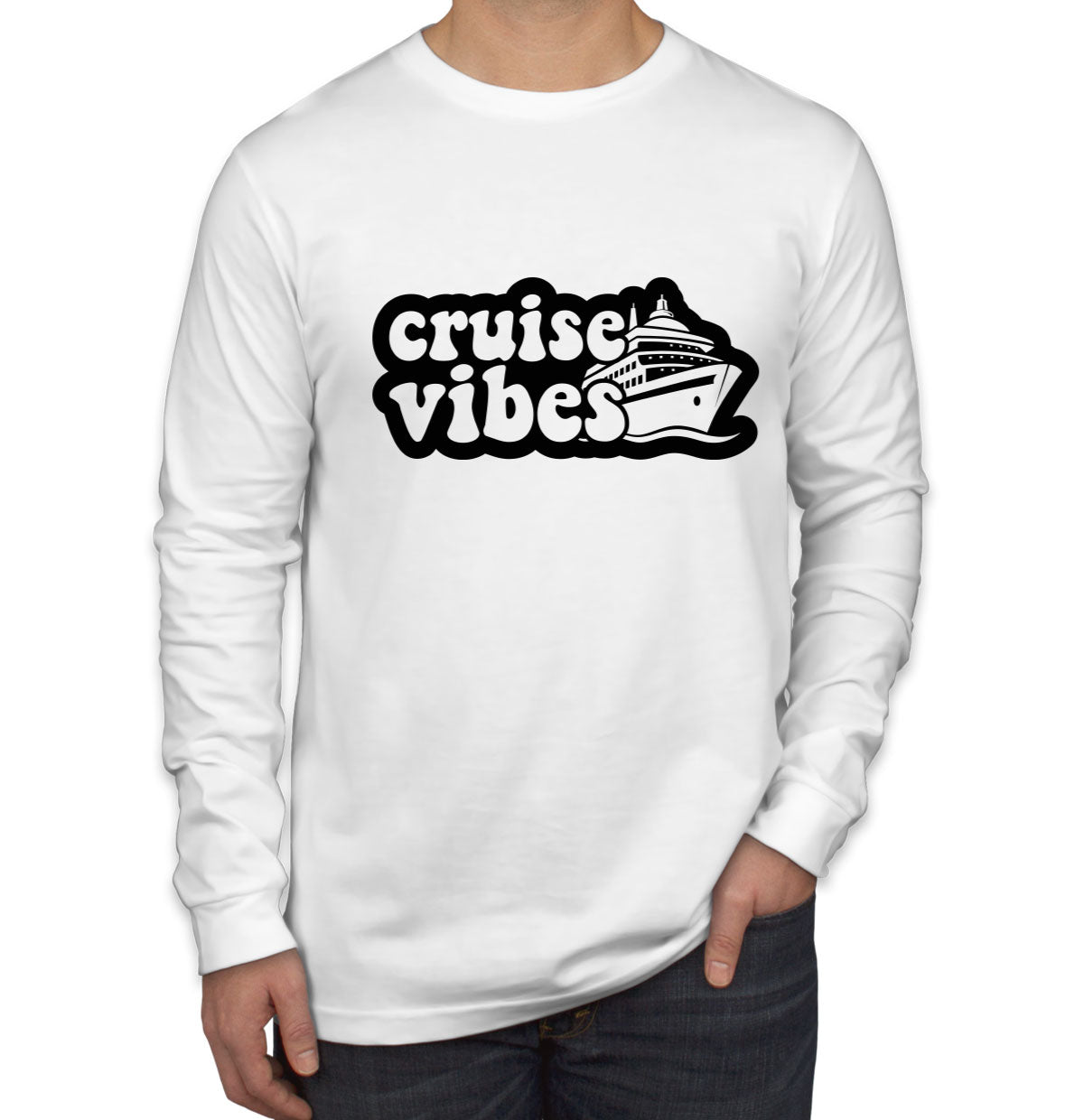 Cruise Vibes Men's Long Sleeve Shirt