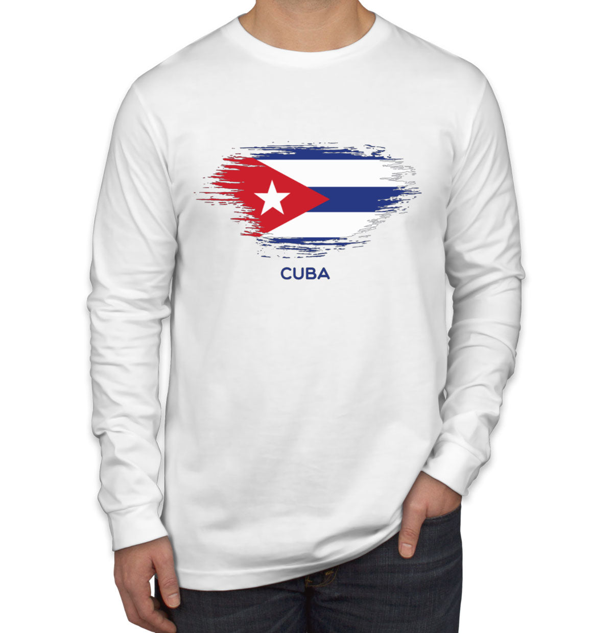 Cuba Flag Long Sleeve Shirt