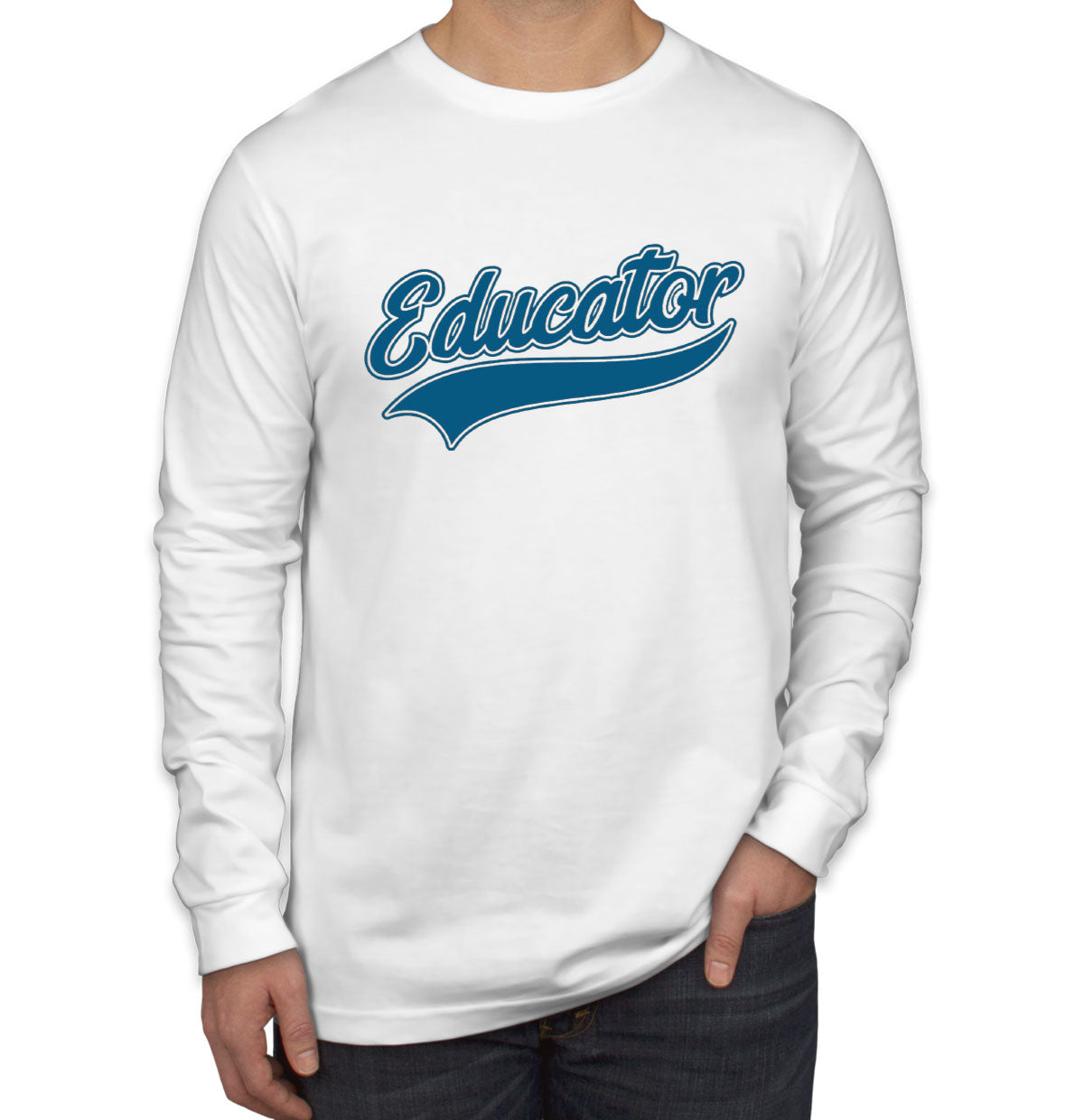 Educator Men's Long Sleeve Shirt