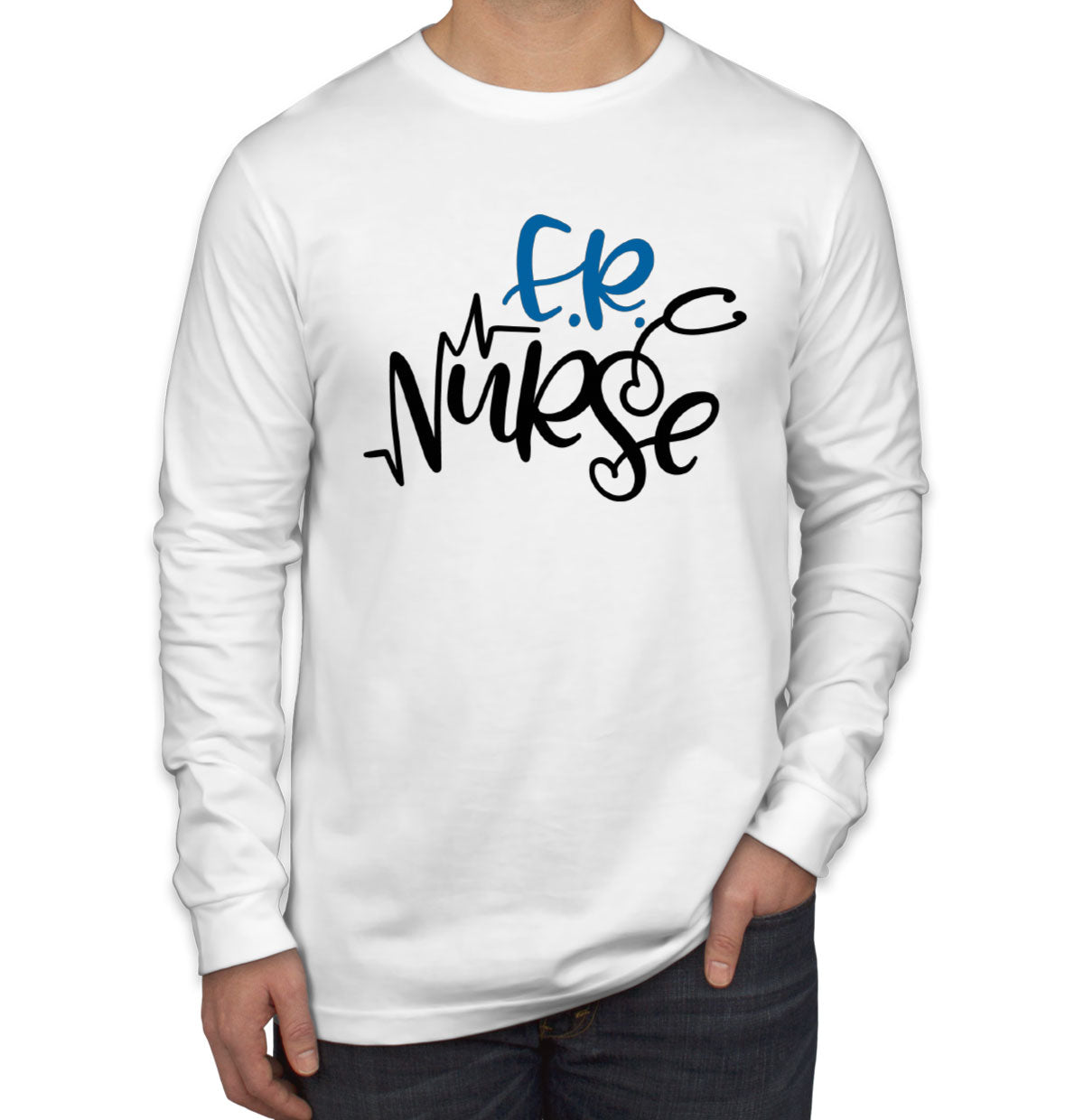 ER Nurse Men's Long Sleeve Shirt