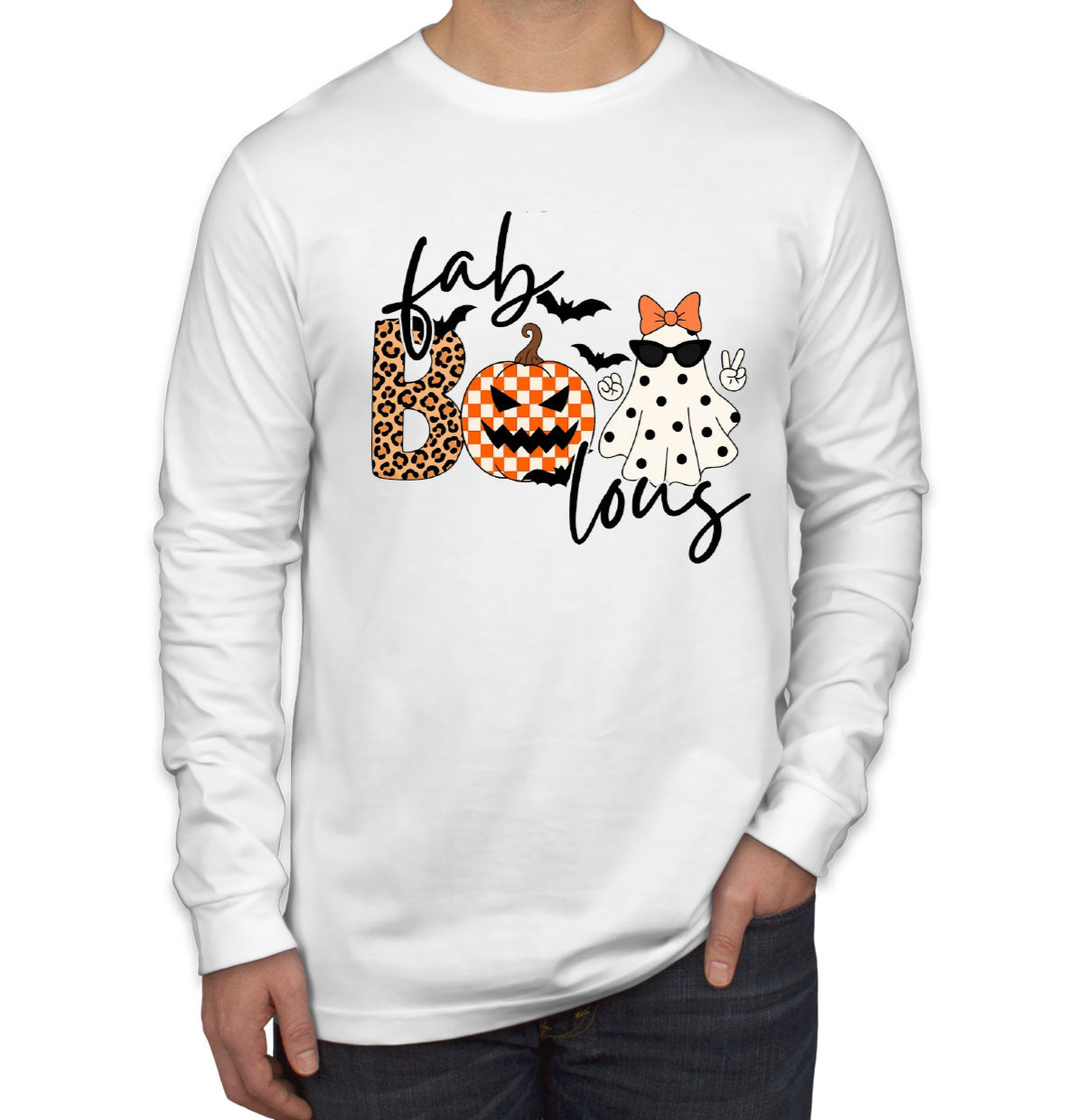 Faboolous Halloween Men's Long Sleeve Shirt