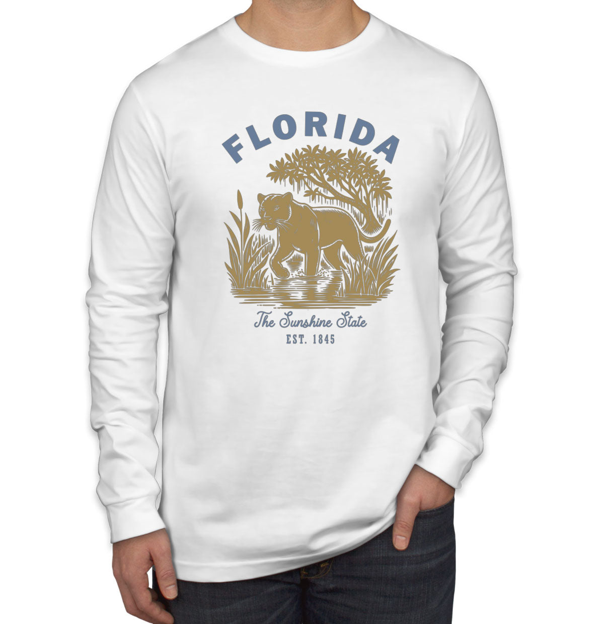 Florida State Vintage Men's Long Sleeve Shirt