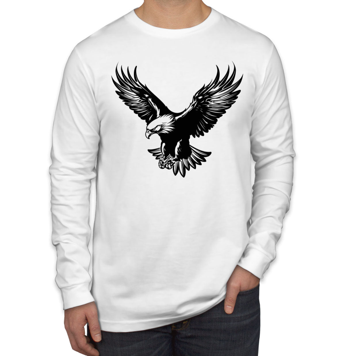 Flying Eagle Men's Long Sleeve Shirt