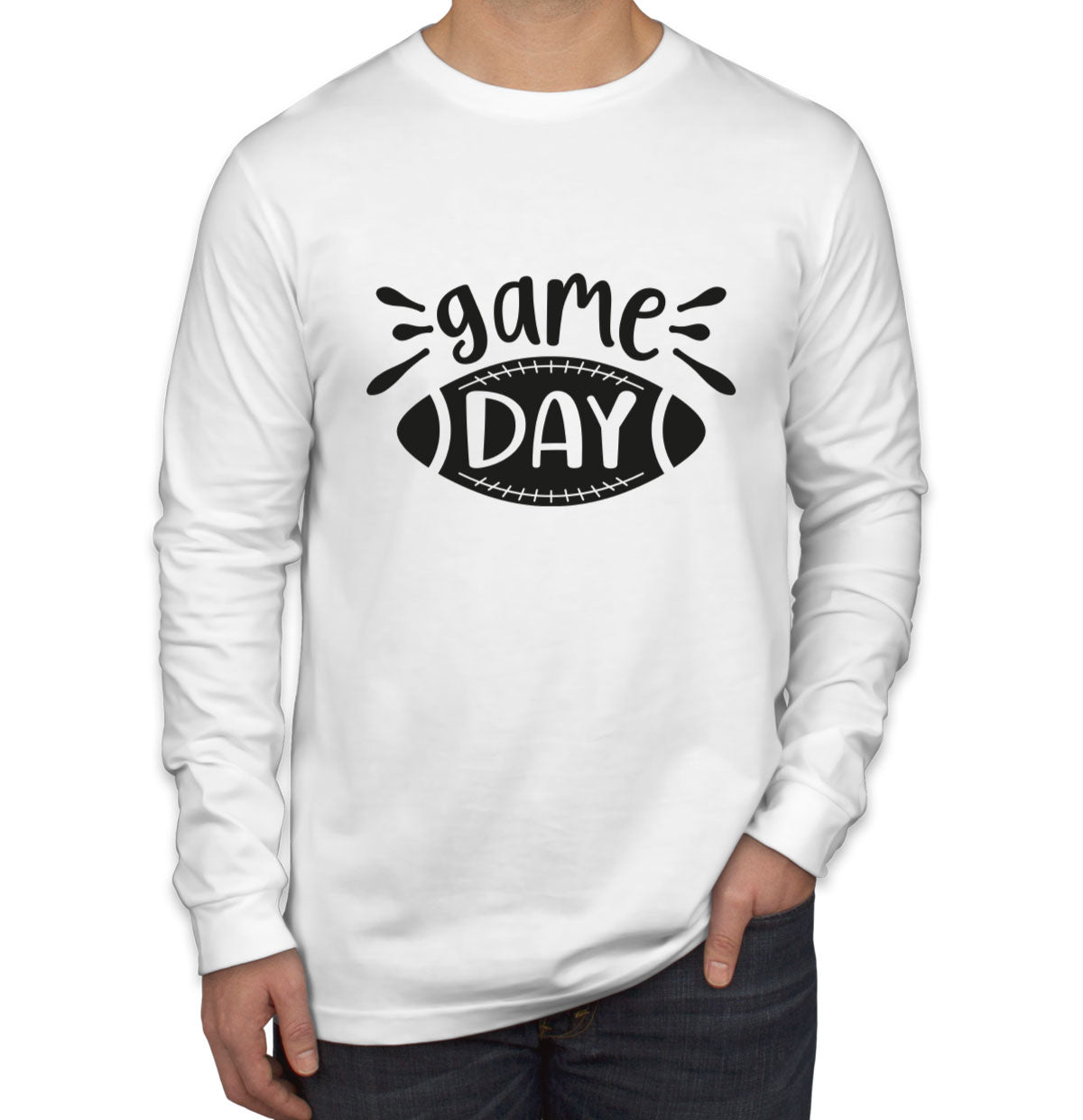 Game Day Football Men's Long Sleeve Shirt