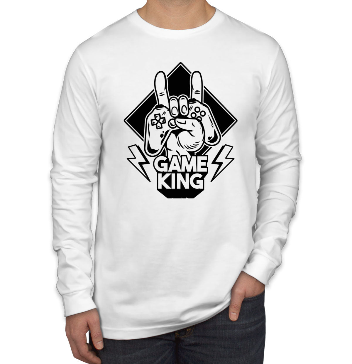 Game King Men's Long Sleeve Shirt