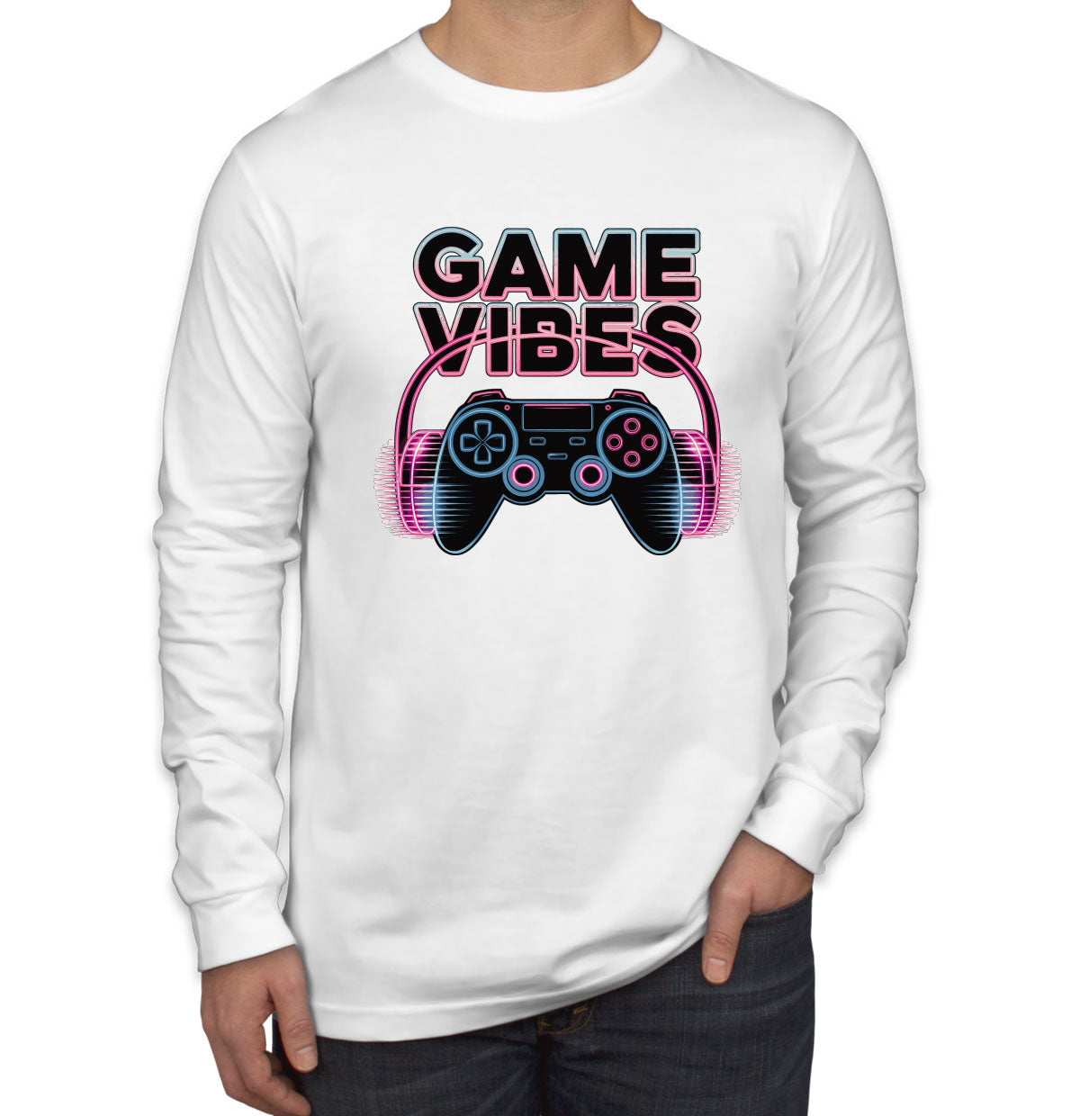 Game Vibes Men's Long Sleeve Shirt