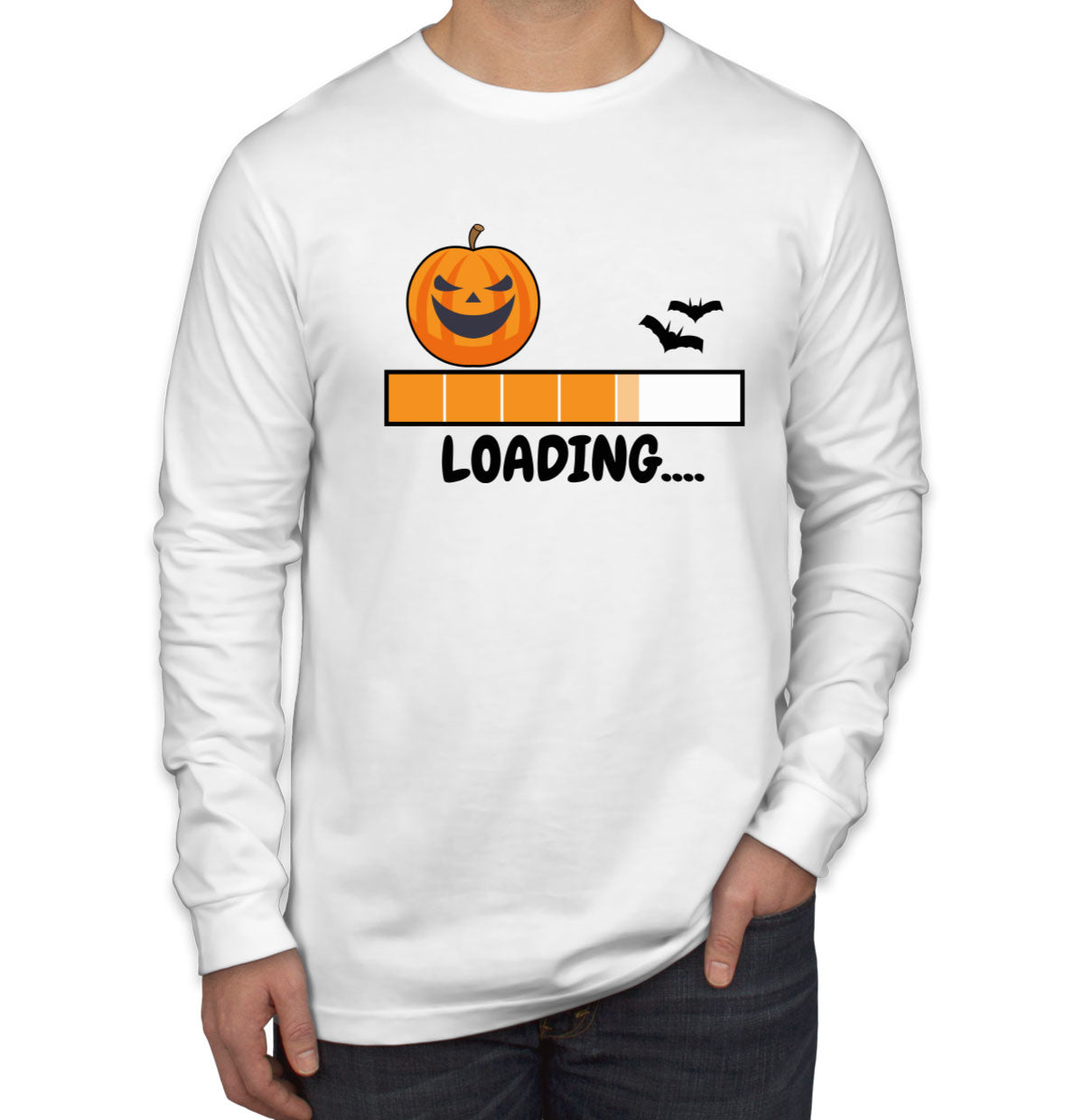 Halloween Loading Men's Long Sleeve Shirt