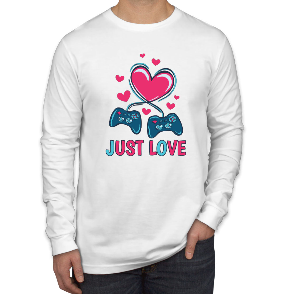 Just Love Game Men's Long Sleeve Shirt