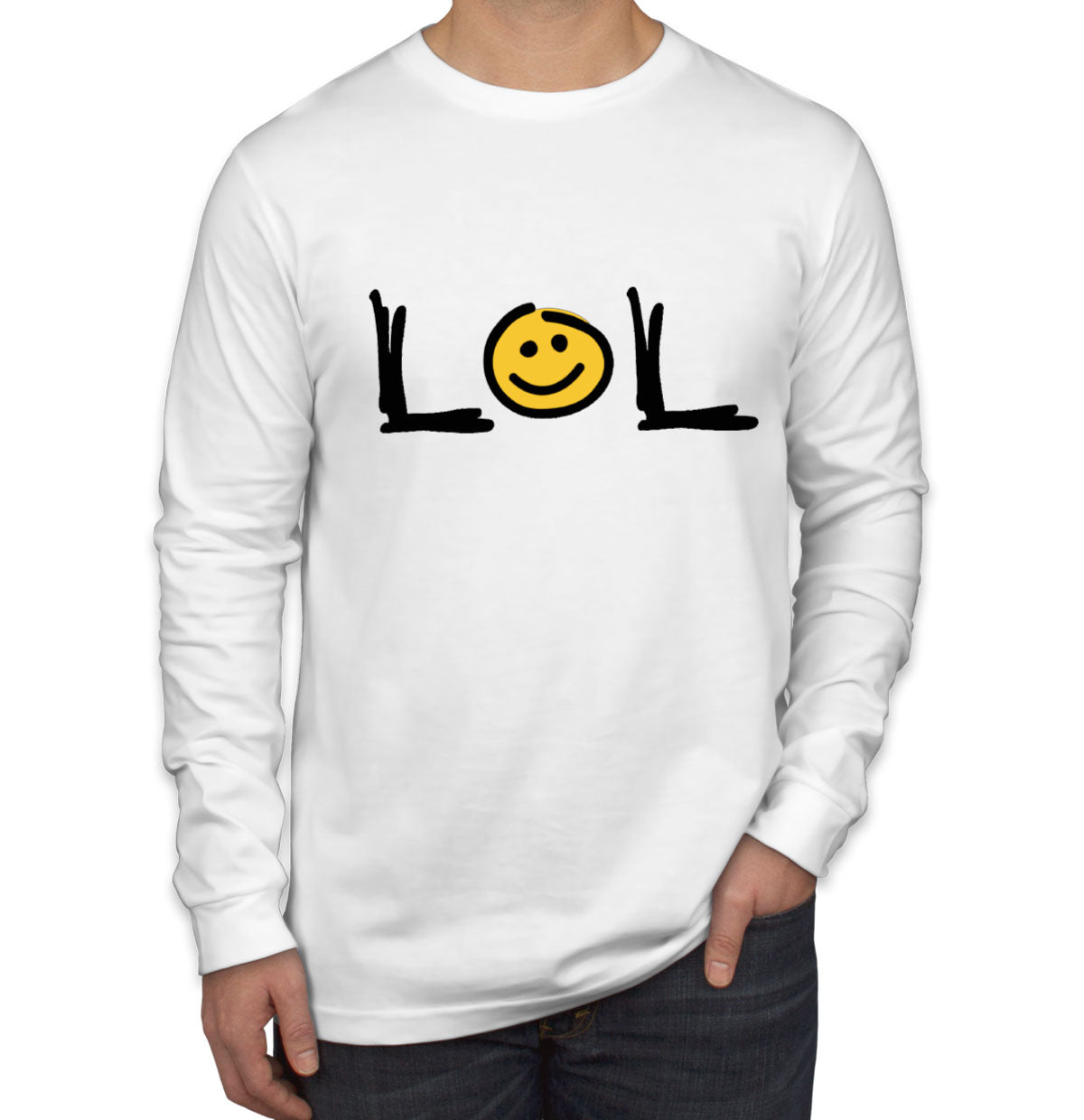 Lol Be Happy Men's Long Sleeve Shirt