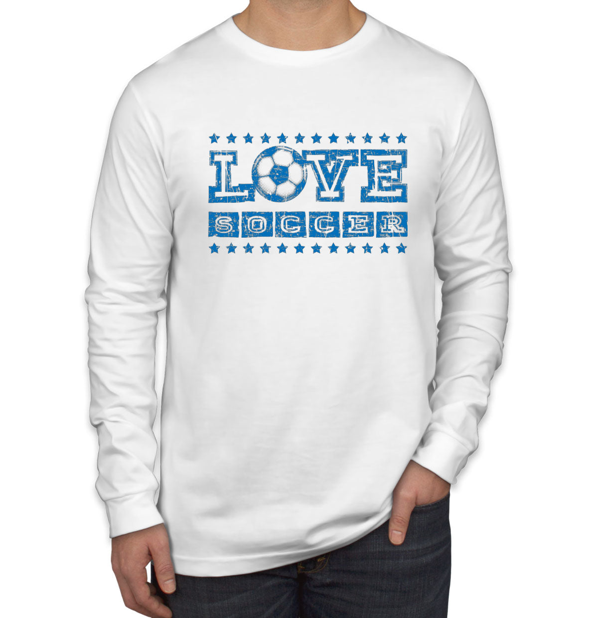 Love Soccer Men's Long Sleeve Shirt