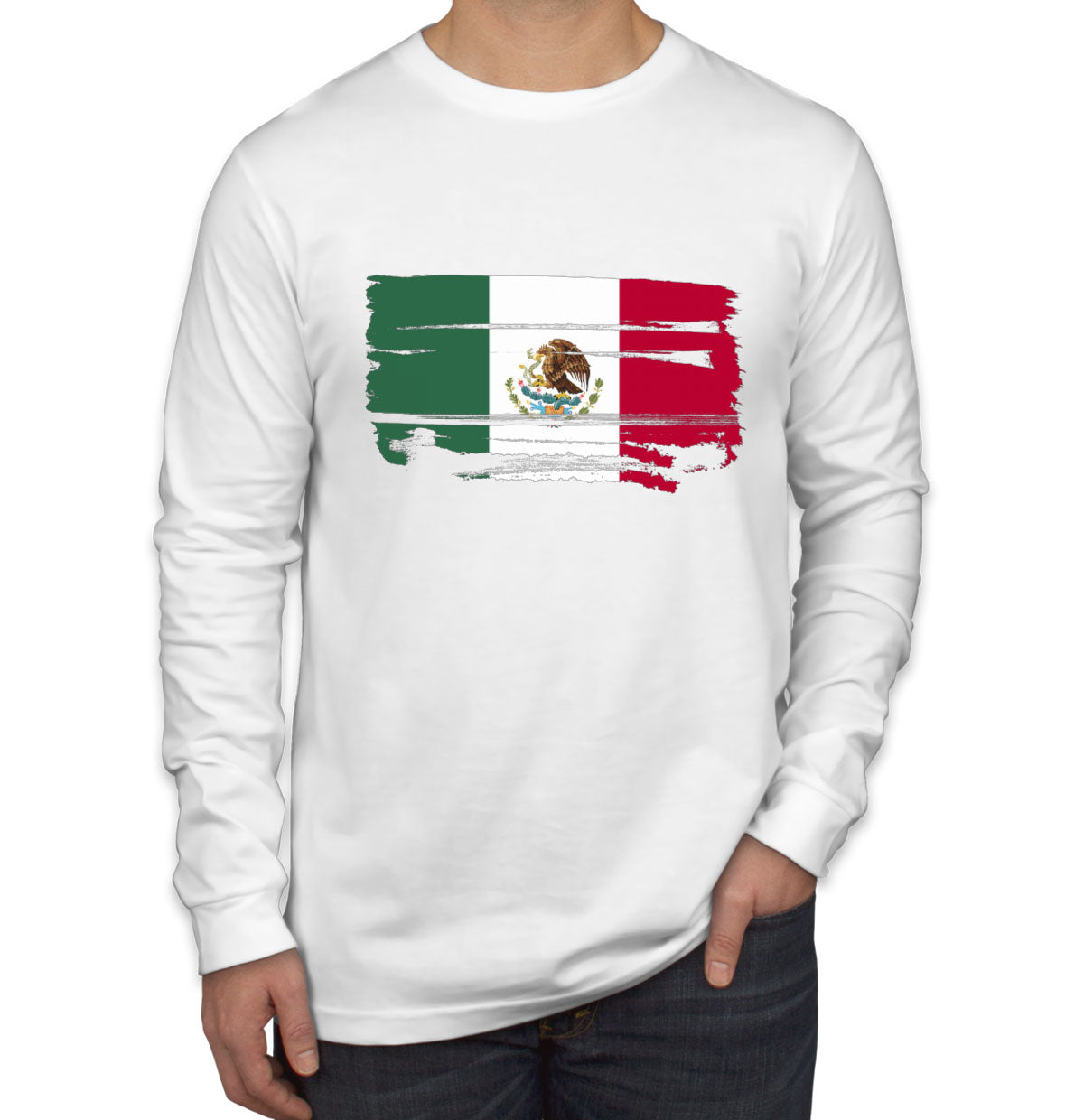 Mexico Flag Long Sleeve Shirt