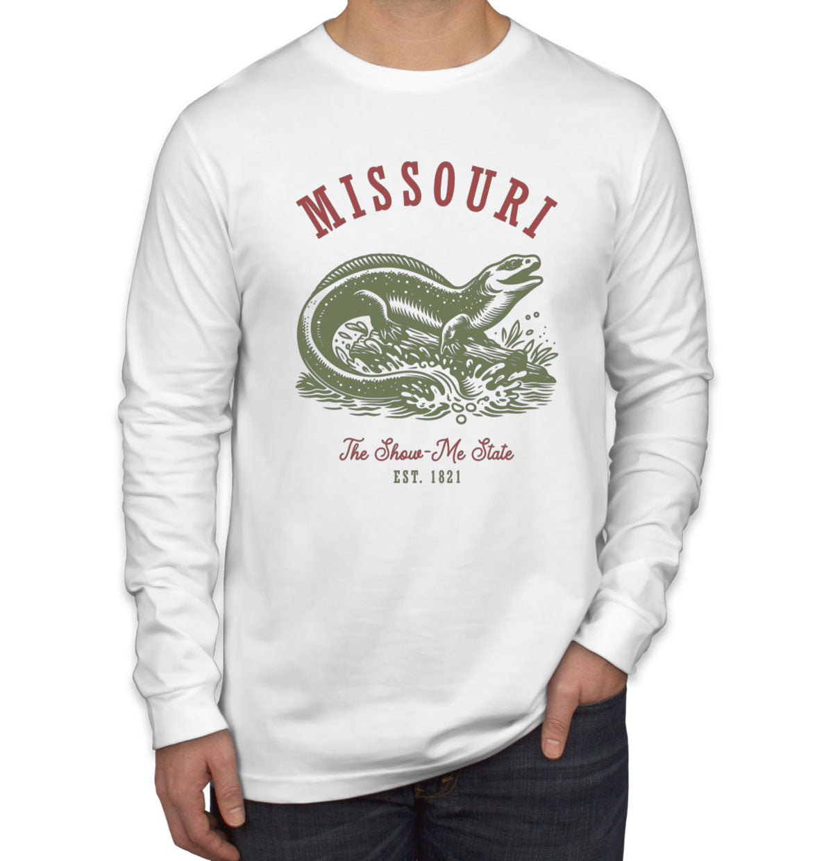 Missouri State Vintage Men's Long Sleeve Shirt
