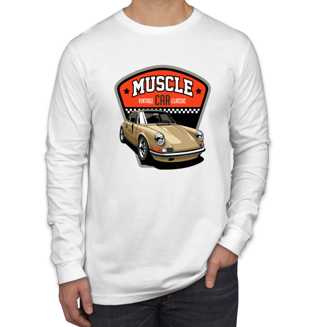 Muscle Car Men's Long Sleeve Shirt