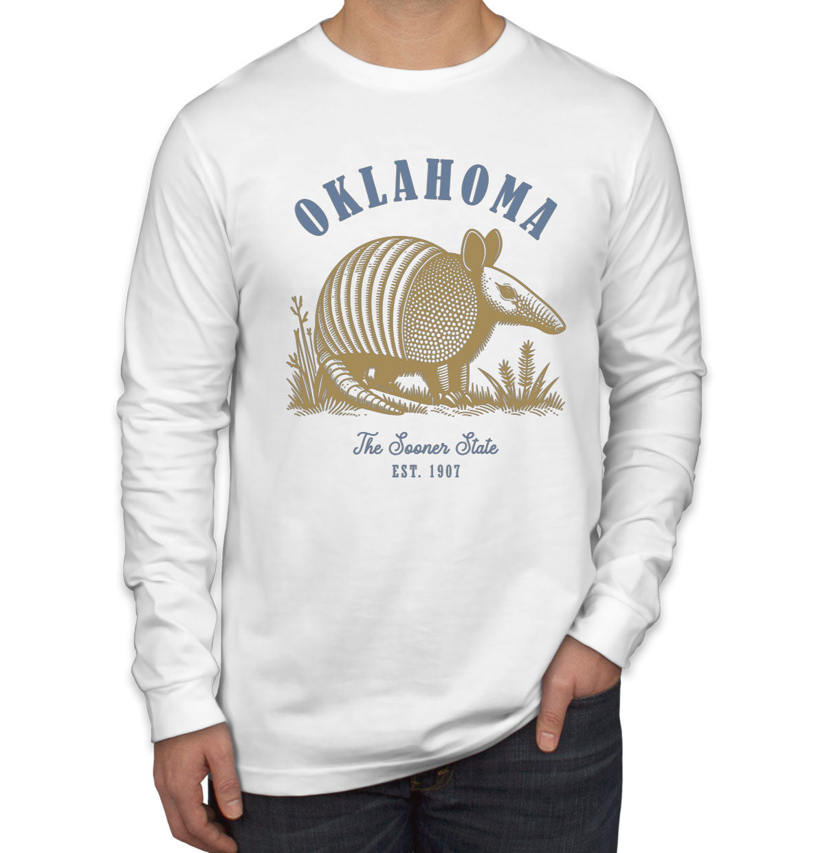 Oklahoma State Vintage  Men's Long Sleeve Shirt