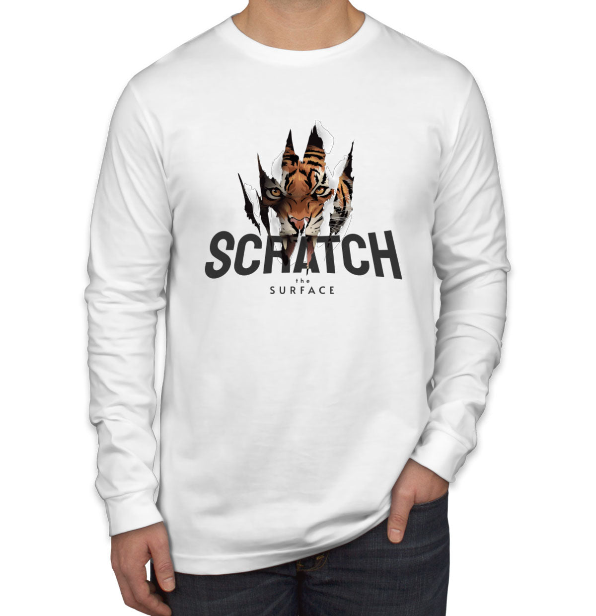 Scratch The Surface Men's Long Sleeve Shirt