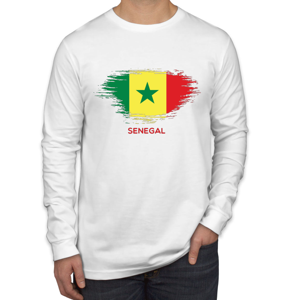 Senegal Flag Long Sleeve Shirt