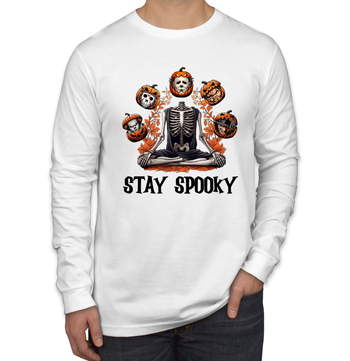 Stay Spooky Halloween Men's Long Sleeve Shirt